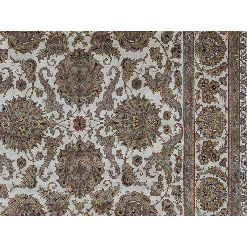 Royal Crown Magnolia Wool Oriental Area Rug, Rectangle 4' x 6'2"