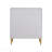 Metallic Silver And Champagne 3-Drawer Console Cabinet