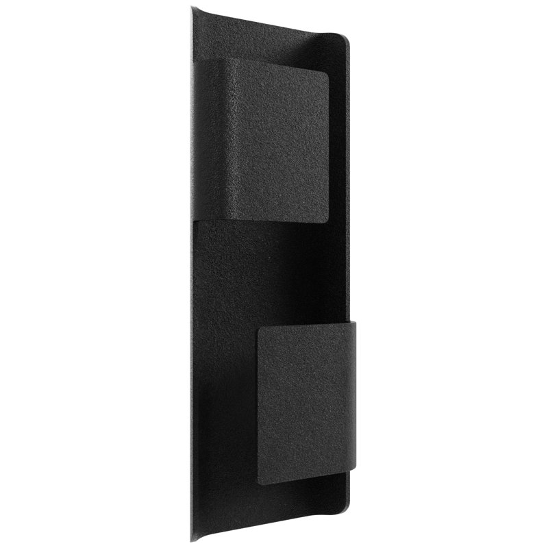 Avenue Outdoor Black Wall Sconce, 18" H x 6" W x 3" D