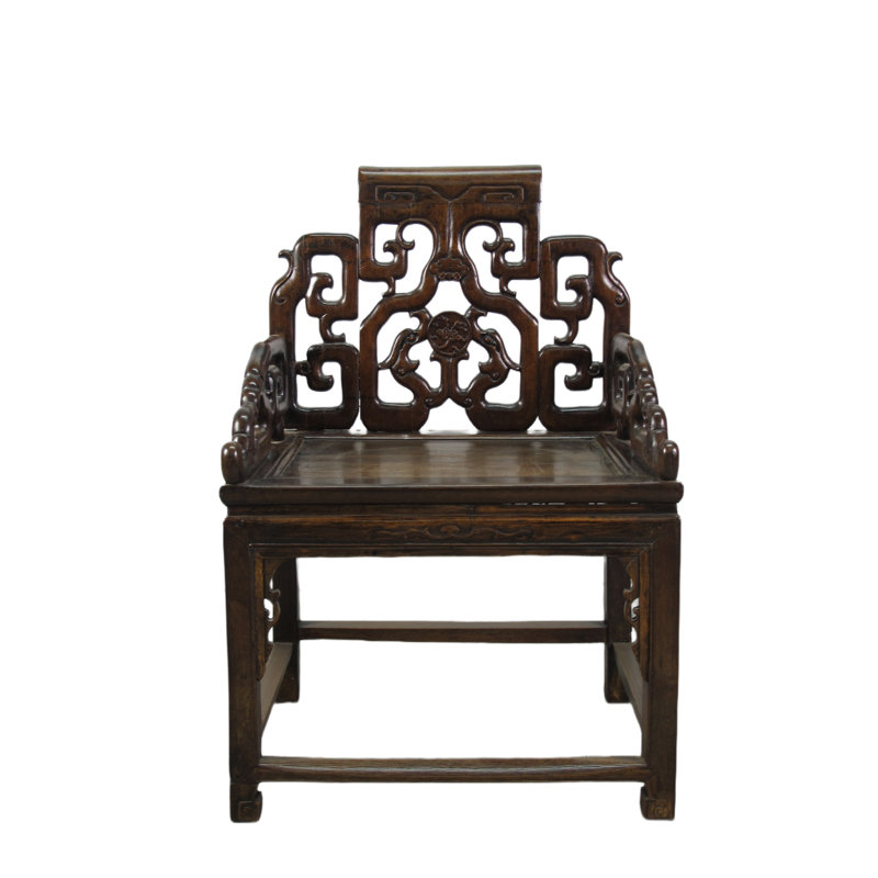 Asian Classic Solid Wood Arm Chair