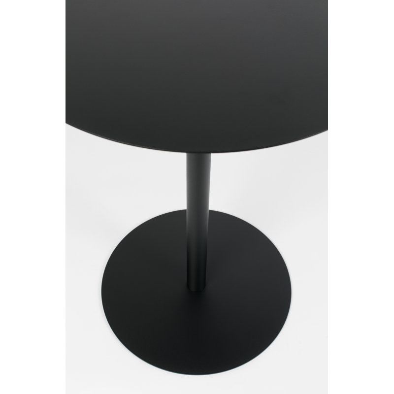 Snow Round Metal Outdoor Bistro Table , 22'' in. W 22'' in. D