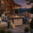 43.3'' Outdoor Propane Fire Pit Table, 55,000 BTU, Aluminum Tabletop & All-Weather HDPE Wicker Base, Includes Tempered Glass Wind Guard