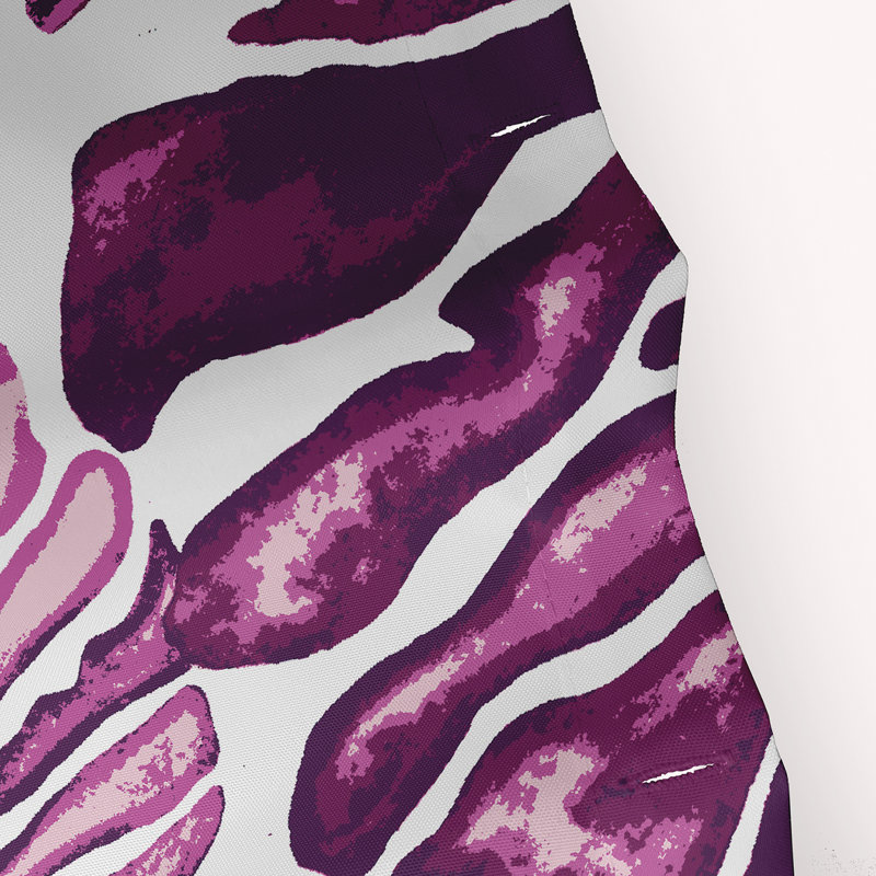 Rideau de douche simple Springdale, Mauve