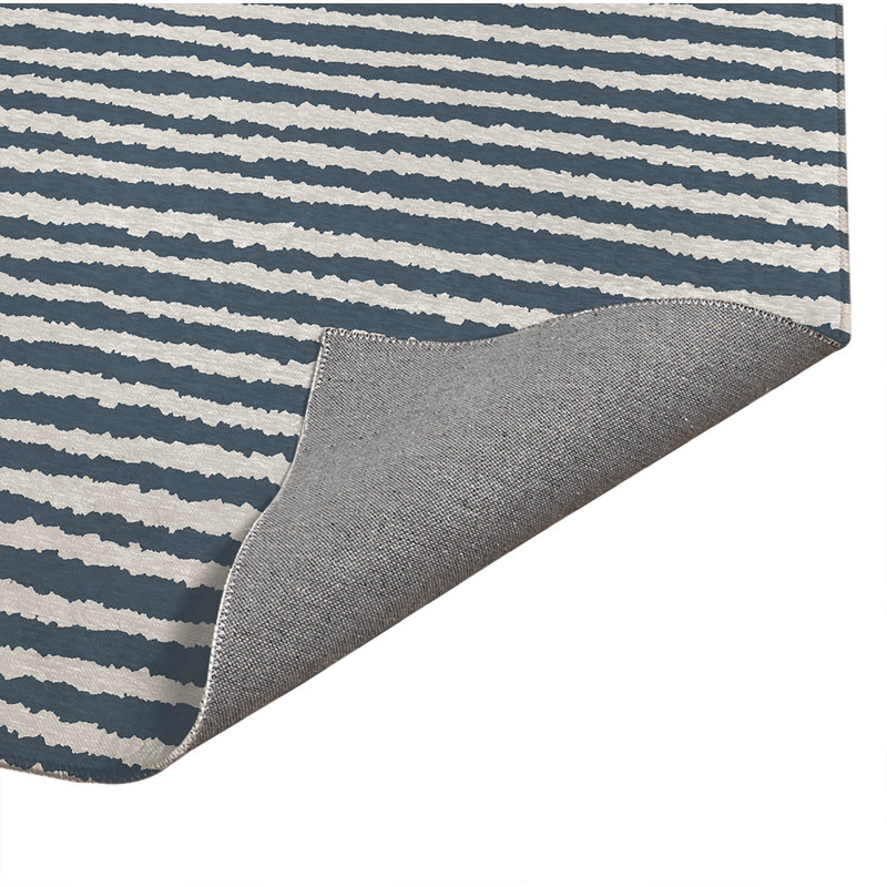 Long Gen Light Blue Indoor Doormat, L 36 po x L 60 po, Bleu