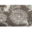 Tapis oriental floral abstrait à motif floral tout teint noué à la main 6 pi x 9 pi 1 po