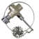Self-Closing Valve with Chain and Pull Ring
