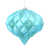 Turquoise mat, paillettes