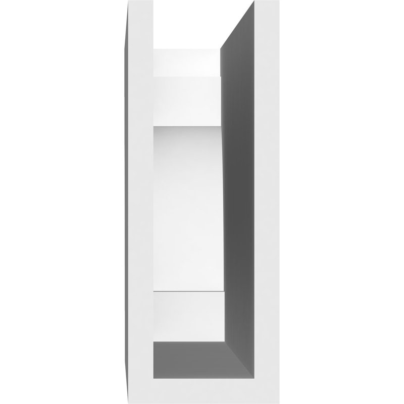 3"W x 8"H x 42"L Standard Mediterranean Architectural Grade PVC Rafter Tail, 8"H x 3"W x 42"D