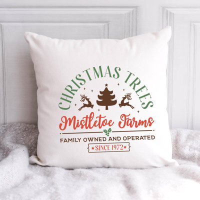 Enseigne de Noël - Coussin décoratif inclus
