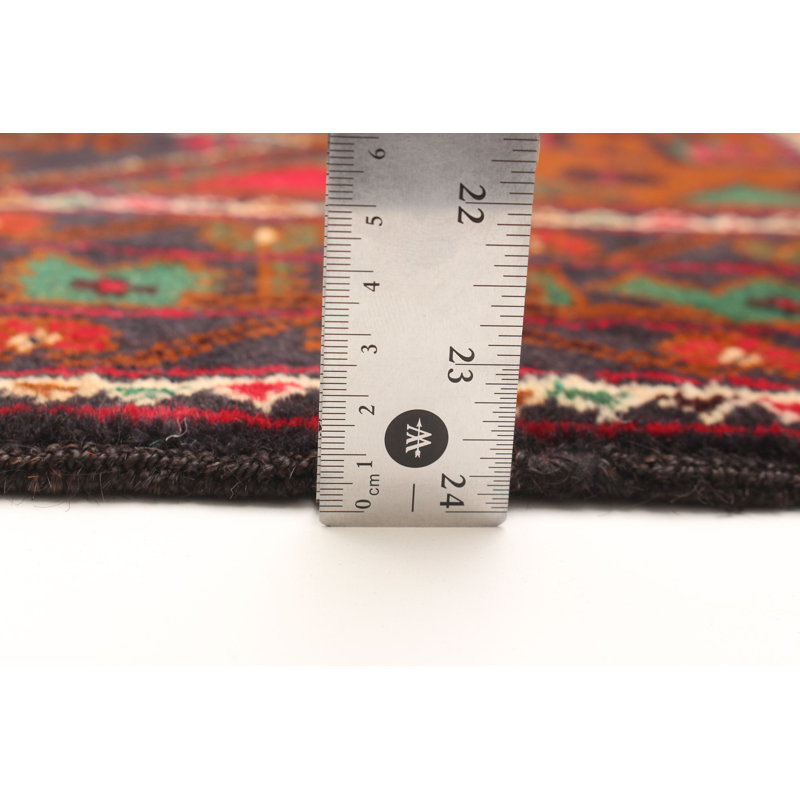 Tapis bleu foncé Teimani 3 pi 8 po x 6 pi 2 po