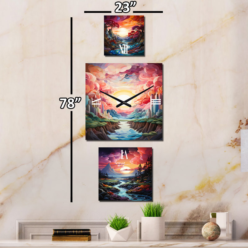 Lyubka Metal Wall Clock