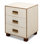 Shagreen 3 - Drawer Solid Wood Nightstand