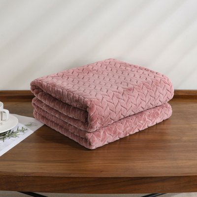 Jeté d'appoint à poils longs ultra doux et moelleux Kate Aurora - l 50 po x L 60 po or / rouille