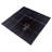 Bella Black 5" x 5" Ceramic Glossy Wall Tile-126102957