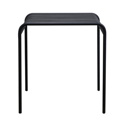 Abra 28" W x 28" D Square Steel Outdoor Dining Table