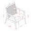Fauteuil de 25 po Hanah-70778564