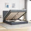 Upholstered Ottoman Bed with Mattress