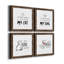 Bring My Cat - ensemble de 4 pièces d'art textuel sur toile-60148758-60148763