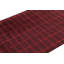 Vintage Swedish Rya Rug, Scandinavian Stripes In Red And Black - Rug & Kilim