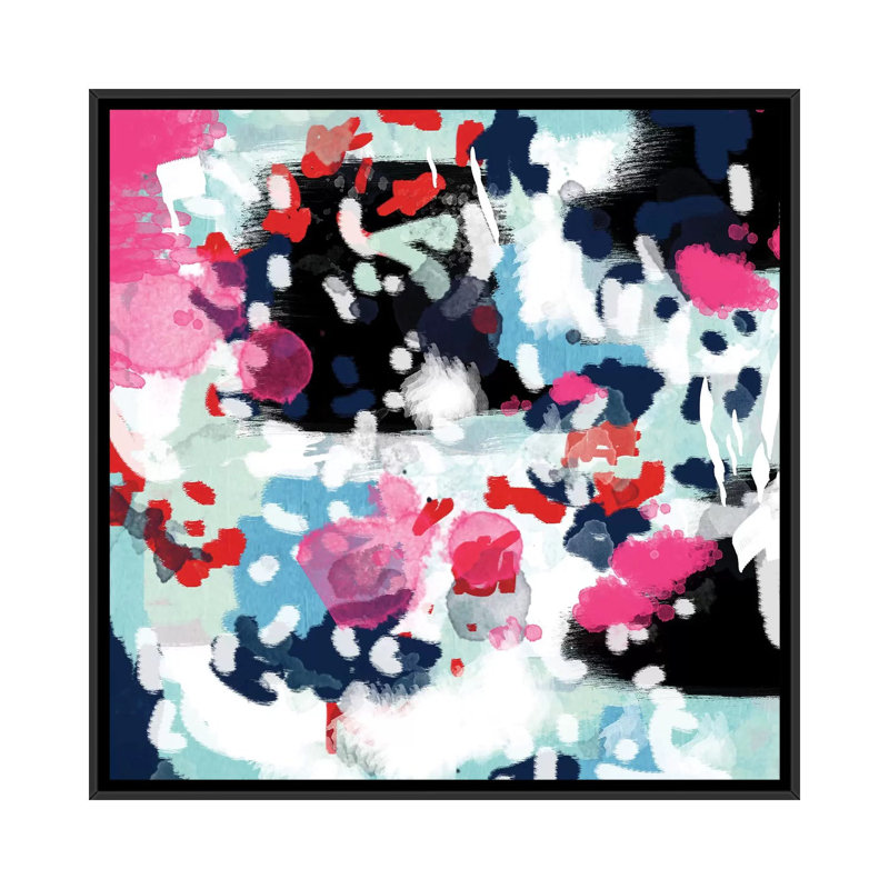 « aubrey », impression sur toile, H 18 po x l 18 po x P 1,5 po, Toile avec cadre noir