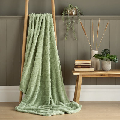 Lightweight Cable Knit Pattern Throw Blanket