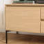 MAXENDRE Unfinished TV Stand for TVs up to 55" with Fireplace Included-93547944
