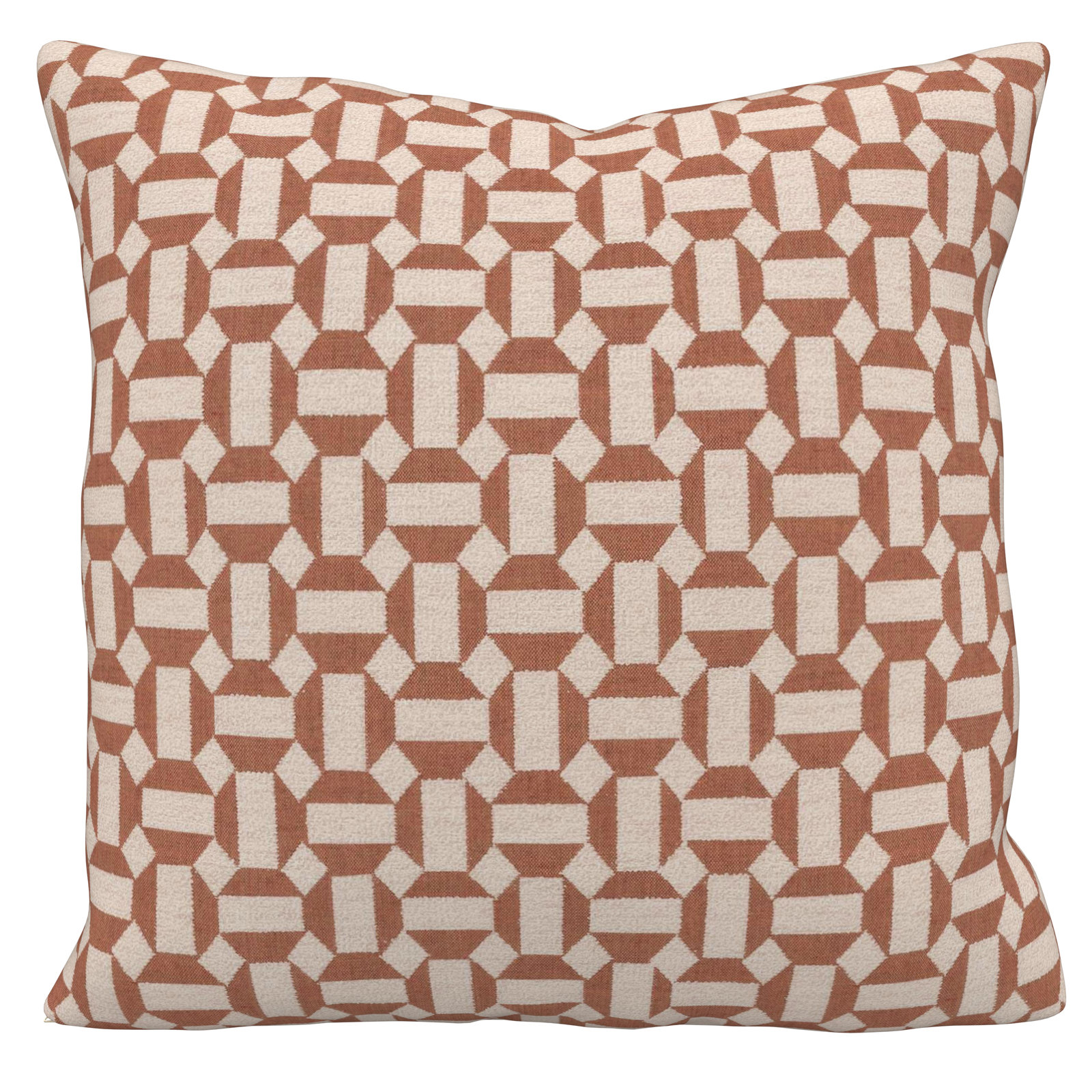 Gabi Indoor/Outdoor Throw Pillow, Assemble Clay, 20 x 20 x 3