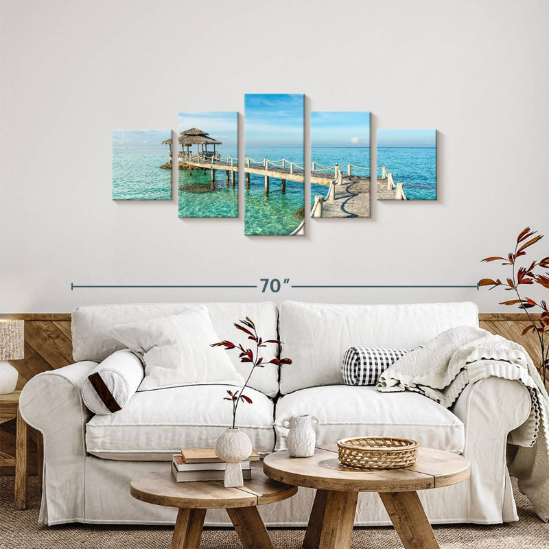 Quai en bois de phuket, H 24 po x l 55 po