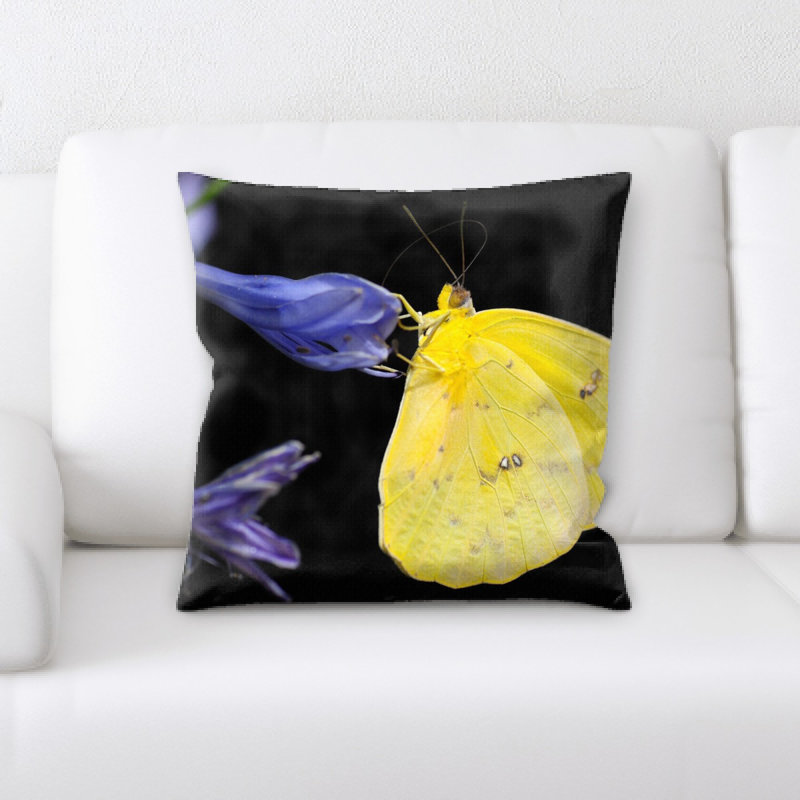 Coussin décoratif papillon