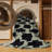 Machine Washable Trellis Gray Area Rug-1539356117