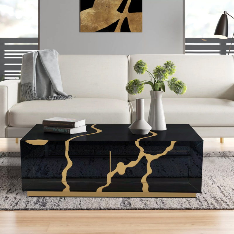 Table basse Ryeitt, Noir