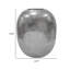 Stylish Silver Streak Aluminum Vase, Lightweight and Durable for Modern Decor-783821783