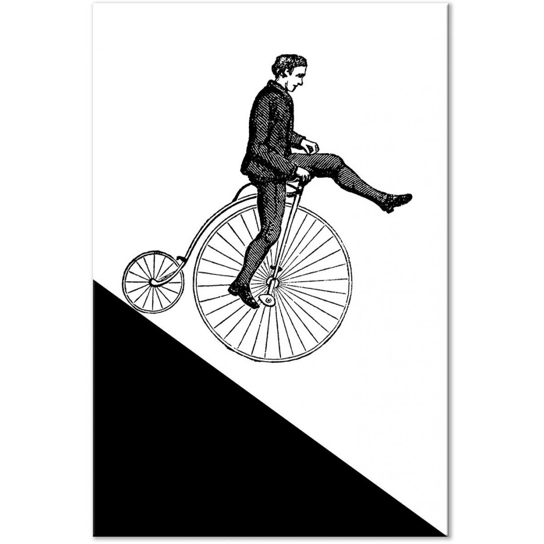 Leinwandbild Cyclist