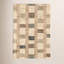 Mosaic Blue Handwoven Jute Rug-78142793