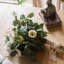 Arrangement floral clematis de bouquet artificiel