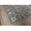 Tapis turc bleu sarcelle Oushak 8 x 11