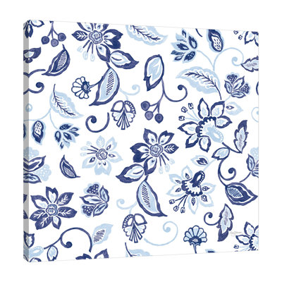 «Everyday Chinoiserie Pattern VC» par Mary Urban - impression sur toile tendue