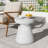Outdoor Ponti Travertine Side Table