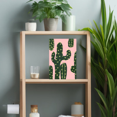 Cactuses by Treechild - Wrapped Canvas Print