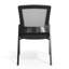 Chaises d'appoint empilables commerciales avec cadres en acier