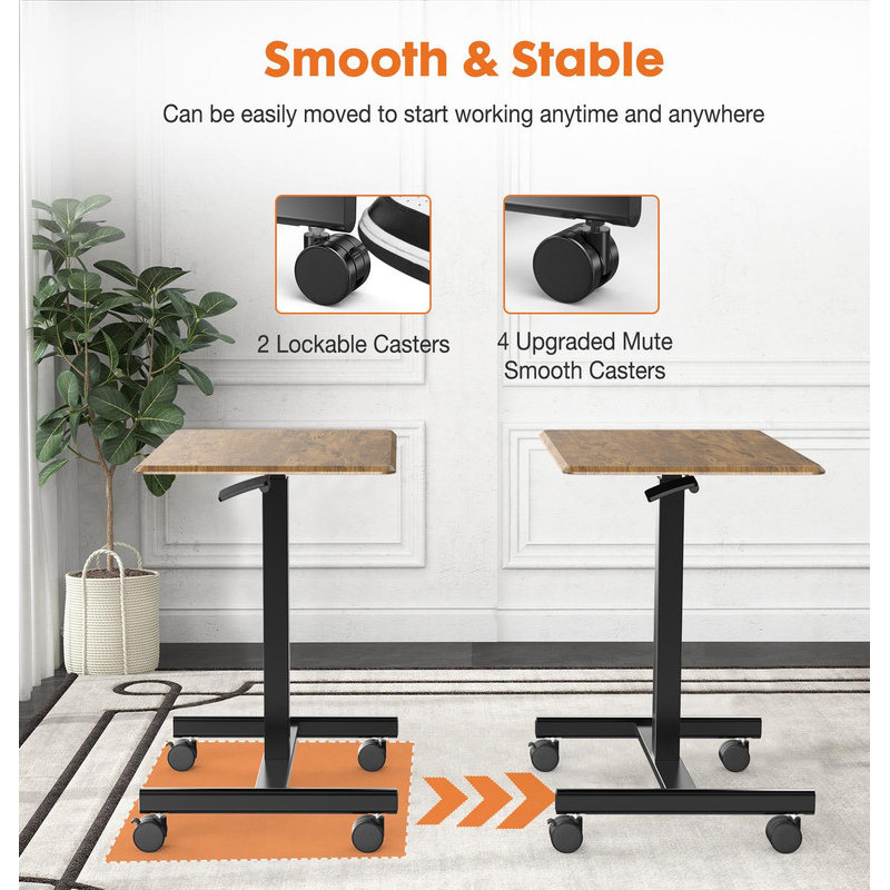 Chariot pour ordinateur portable Sweetcrispy