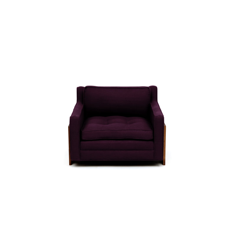Armchair, Eggplant