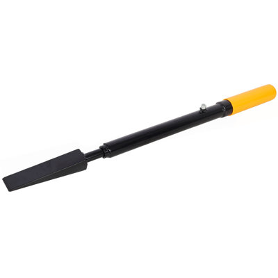 Manual Log Splitter Slide Hammer Log Splitter, Heavy Duty Hand Operated Wood Splitter, Black With Yellow Handle