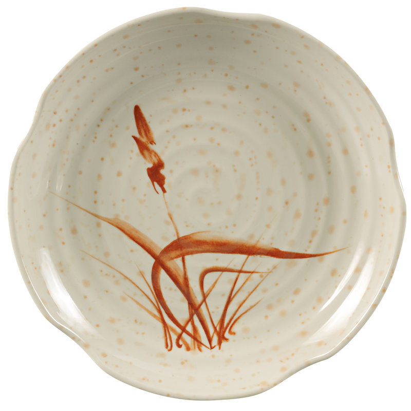 Assiette à salade en mélamine Orchis Lotus, H 1,75 po x l 12 po x P 12 po