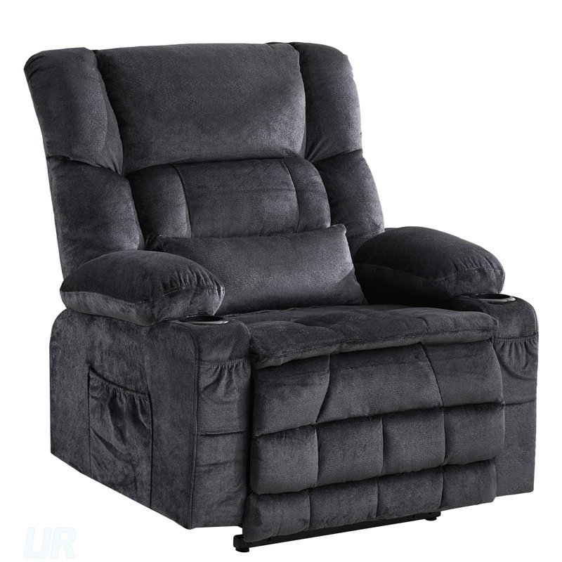 Fauteuil inclinable à deux moteurs pour personnes âgées, Gris