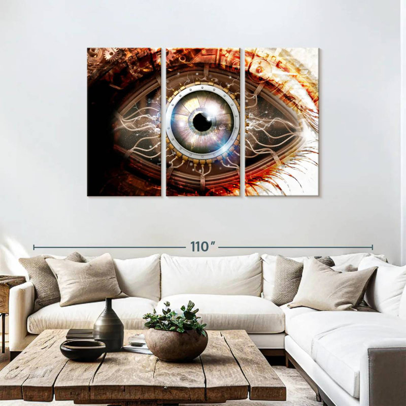 Kelan Bionic Eye, 48" H x 74" W