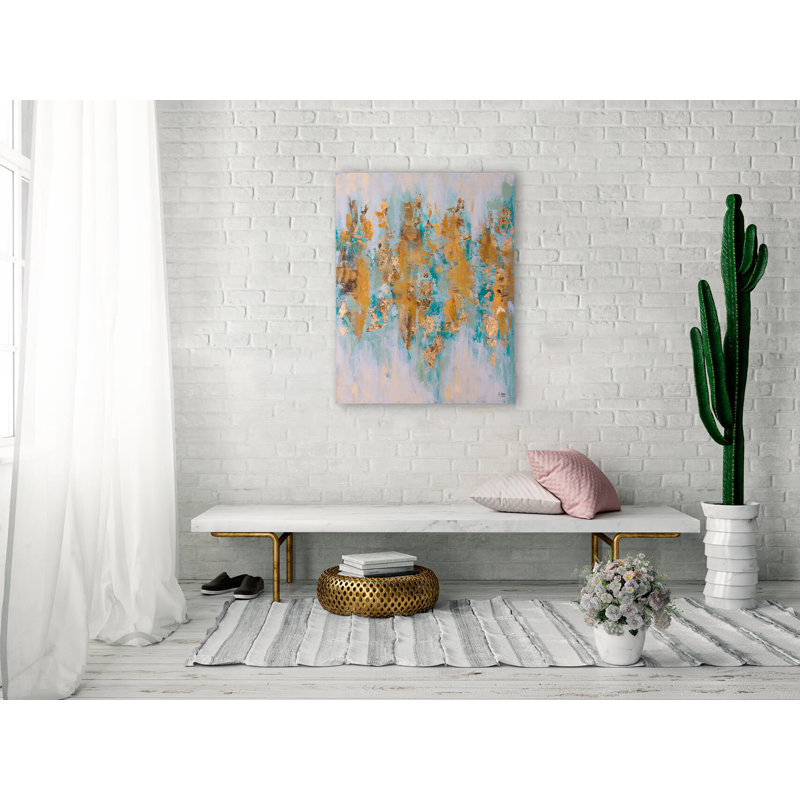 Traces of the Sky Hand -Painted Acrylic Painting