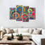 Mandala Mandala Parade, impression sur toile 4 pièces-93821791