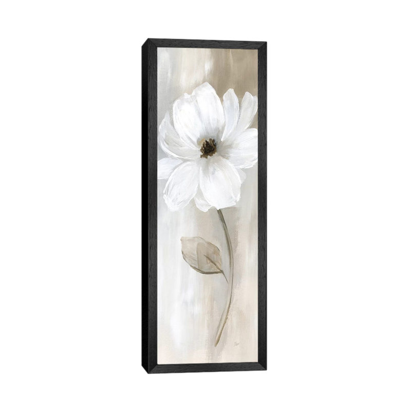 Sheer Elegance II by Nan - Panoramic Painting on Canvas, Black Framed Canvas, 30.48 cm H x 91.44 cm W