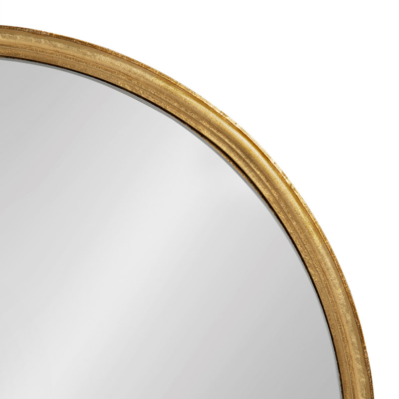 Miroir d'appoint mural Dashiya, Or, 18 po x 24 po